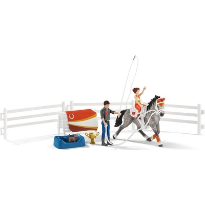 Schleich Игрален комплект Schleich Horse Club - Конен спорт с Мия (42443-04719)