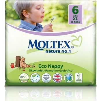 MOLTEX Nature no. 1 XL 16-30 kg 22 ks
