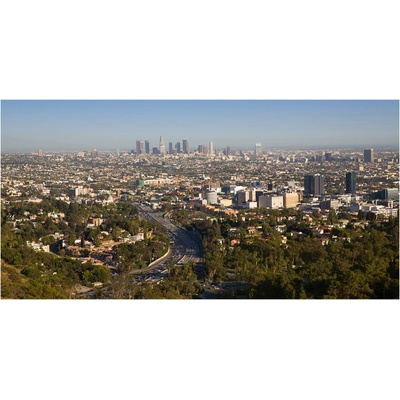 Moderný sklenený obraz z fotografie Los Angeles 100x50 cm