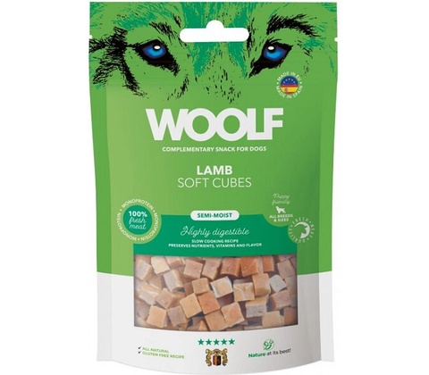 Woolf Soft Cubes Lamb 100 g