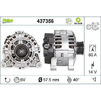 generátor VALEO 437356 437356
