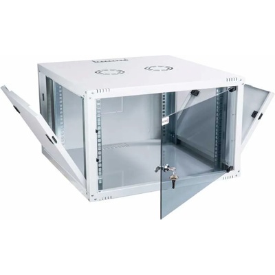 Gunko Elegant line стенен комуникационен шкаф, 7U 600 x 600 мм, сив (ELGL 07U 6060 PLG 812)