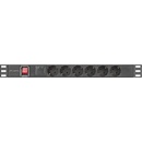 Lanberg 6 Plug 2 m Switch (PDU-06F-0200-BK)