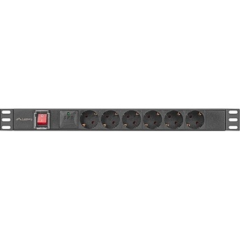 Lanberg 6 Plug 2 m Switch (PDU-06F-0200-BK)