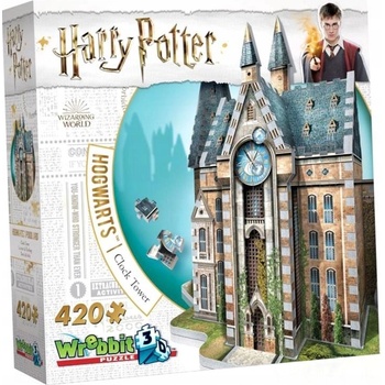 Wrebbit 3D puzzle Harry Potter: Bradavice, Hodinová věž 420 ks