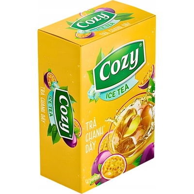 Cozy instantní ledový čaj Passion Fruit mučenka & černý čaj 16 x 15 g
