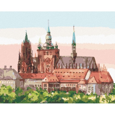 Zuty Malování podle čísel PRAŽSKÝ HRAD II