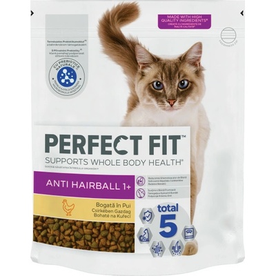 Perfect Fit Anti Hairball 1+ bohaté na kuřecí 1,4 kg