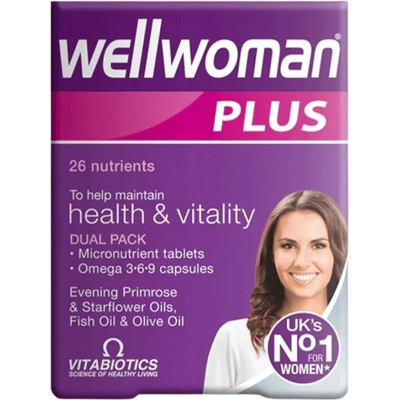 Vitabiotics Wellwoman Plus Omega 3-6-9 [56 Таблетки]