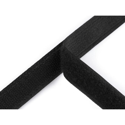 Suchý zip háček + plyš šíře 20 mm PES Varianta: 2 černá, Balení: 25 m