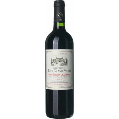Chateau Tour Grand Faurie Saint-Emilion Grand Cru suché červené 2004 13,5% 0,75 l (holá láhev)