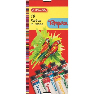 Herlitz temperové barvy 16 ml 10 barev