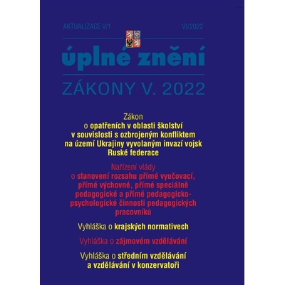 Aktualizace V/1 - Nařízení vlády o stanovení rozsahu přímé vyučovací