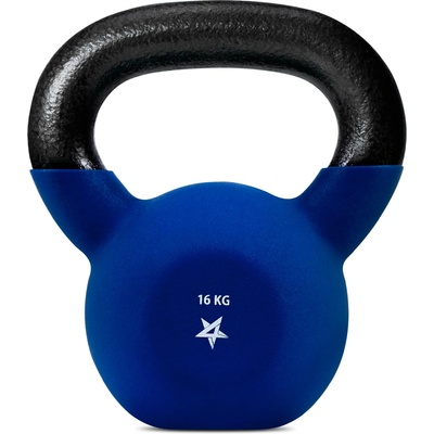 Yes4All WEAW Neoprene Coated Kettlebell, Strength Training Kettlebells - 16KG Dark Blue