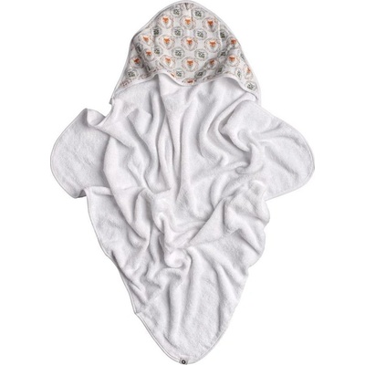 Kikko Bambusová froté osuška s kapucí XKKO BMB 90x90 Fox&Raccoon – Zboží Dáma