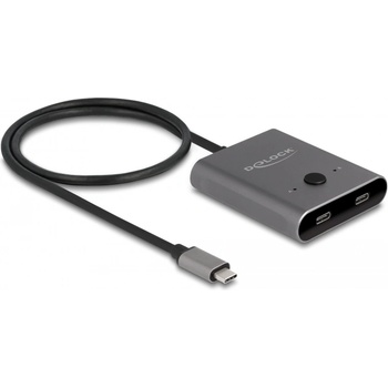 Delock USB 10 Gbps USB Type-C превключвател 2-в-1 двупосочен 8K