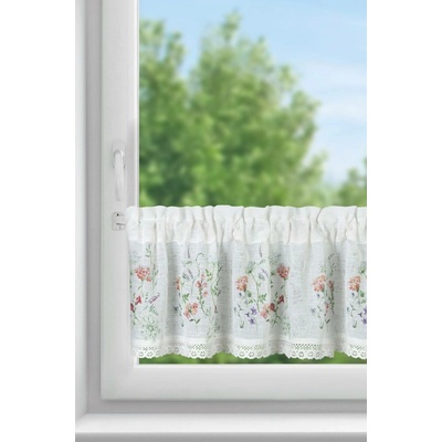 EUROFIRANY KRÁTKÁ ZÁCLONA NA PÁSCE SYLVIA 150X30 CM VÍCEBAREVNÁ