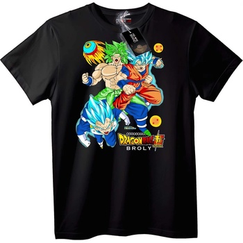 NOONEBRAND Тениска Dragon Ball Super Broly - 2XL, Black