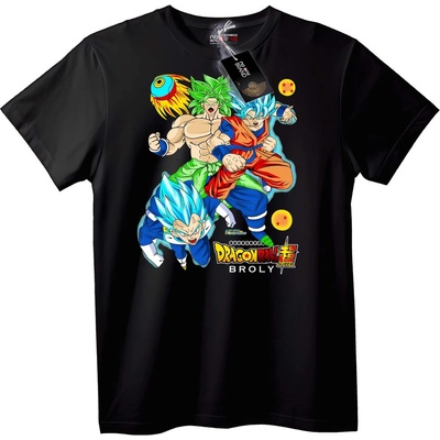 NOONEBRAND Тениска Dragon Ball Super Broly - 2XL, Black