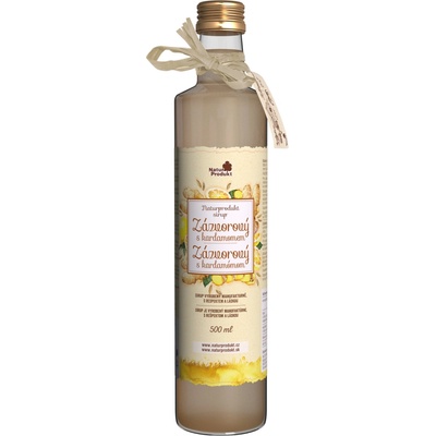 Naturprodukt Sirup zázvorový s kardamonem 0,5 l