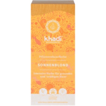 Khadi rostlinná barva na vlasy Sluneční blond 100 g