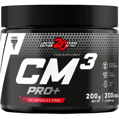 Trec Nutrition CM3 Pro+ | with Inosine & Alpha Lipoic Acid [200 капсули]