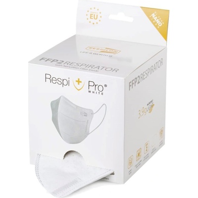Respilon Nano FFP2 respirátor RespiPro White M 25 ks