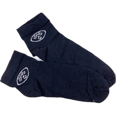 Surtex Kotníkové ponožky 90% Merino čierné