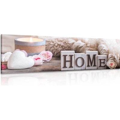 Obraz zátišie s nápisom Home
