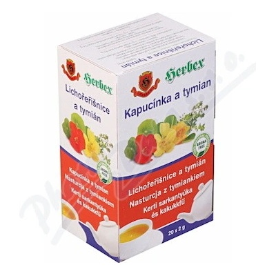 HERBEX Lichořeřišnice a tymián 20 x 2 g