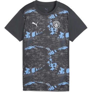 Image 1 of PUMA Дамска риза с къс ръкав Puma Manchester City Pre Match Short Sleeve Shirt 2024 2025 Womens - Grey Cool/Grey