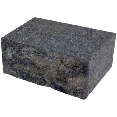 DITON Tvárnice Muráno 14/25 koncový 3/4 kámen 330x250x140 mm šedo-černá