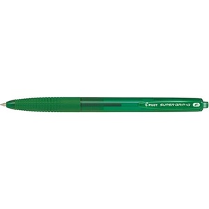 Pilot Химикалка, 0, 22 мм, с бутон, PILOT "Super Grip G", зелена BPGG-8R-F-GG (BPGG-8R-F-GG)