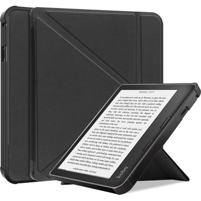 Vsetkonamobil 60150 LEATHER Zaklápací obal Kobo Sage čierny