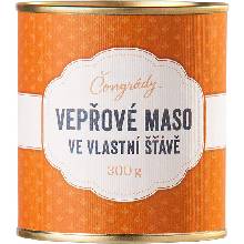 Čongrády Bravčové mäso vo vlastnej šťave 300g