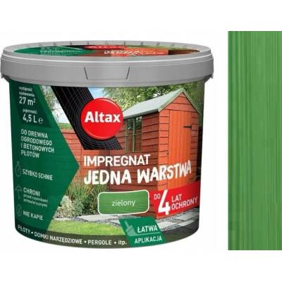 Altax Impregnace na dřevo Zahradní 4,5L Zielony