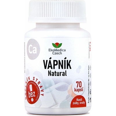 EkoMedica Czech Vápník Natural 70 kapslí