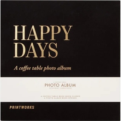 Fotoalbum Happy Days L Printworks černé