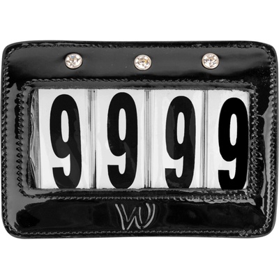 Waldhausen Obdĺžnikové štartovacie čísla z lakovanej kože