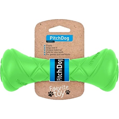 Pitch Dog guma činka zelená 18 cm