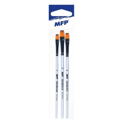 MFP papier Štetec MFP synthetic plochý set 3 ks 8,10,12