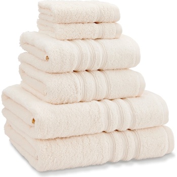 Image 1 of Catherine Lansfield Хавлиена кърпа Catherine Lansfield Zero Twist Cotton 6 Piece Towel Bale Set - Cream
