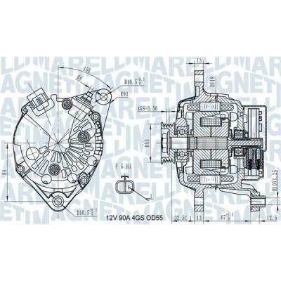 generátor MAGNETI MARELLI 063731725010