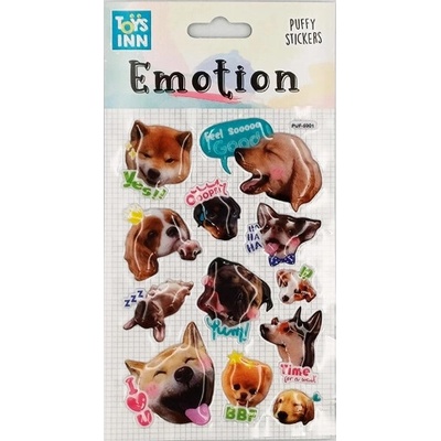 Samolepky emotions psí motív