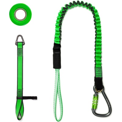 Závěsná sada NLG pro elektické nářadí s nosností do 18 kg – nylon, zeleno-černá