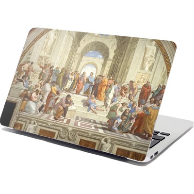 Sablio Samolepka na notebook Athénská škola - Raffael Santi - 29x20 cm – Zboží Živě