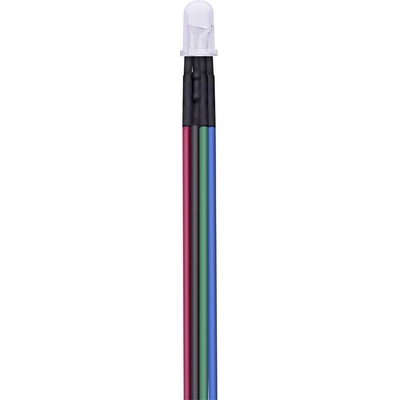 TRU COMPONENTS T1810O123 sada LED RGB kulatý 5 mm 1800 mcd, 5000 mcd, 3000 mcd 30 ° 25 ks