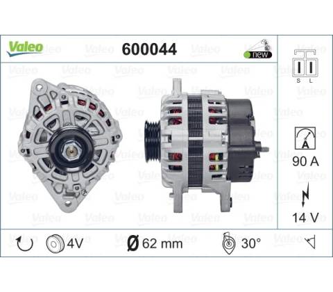 Alternátor VALEO 600044