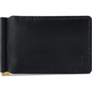 Bagind Klipy Black ručne šitá pánska peňaženka z čiernej hovädzej kože