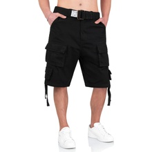 Surplus pánske cargo šortky DIVISION black